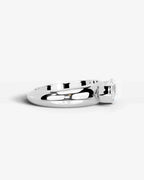 2 Carat Lab Grown Marquise Cut Diamond Gold Ring