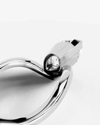 2 Carat Lab Grown Marquise Cut Diamond Curved V-Prong Ring