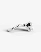2 Carat Lab Grown Oval Cut Diamond Curved Basket Ring