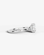 2 Carat Lab Grown Round Diamond Pavé Basket Ring