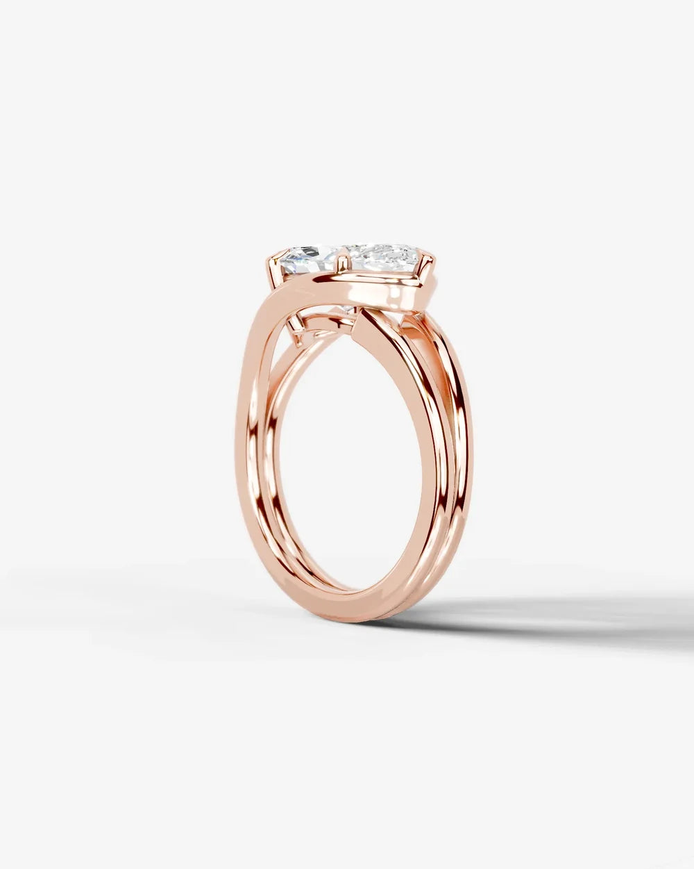 2 Carat Lab Grown Marquise Cut Diamond Bezel Engagement Ring