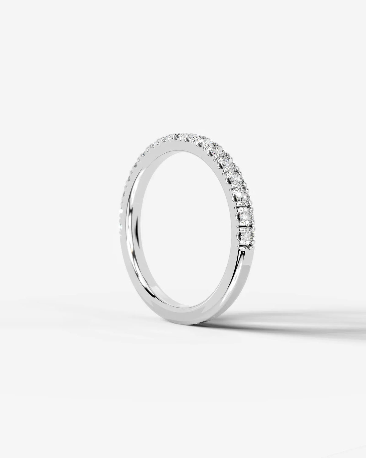 Lab Grown Diamond Classic Pavé Eternity Band Ring