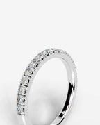 Lab Grown Diamond Classic Pavé Eternity Band Ring