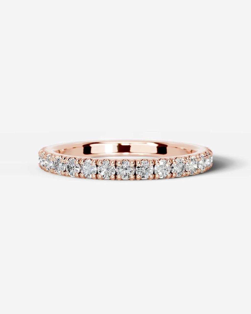 Lab Grown Diamond Classic Pavé Eternity Band Ring