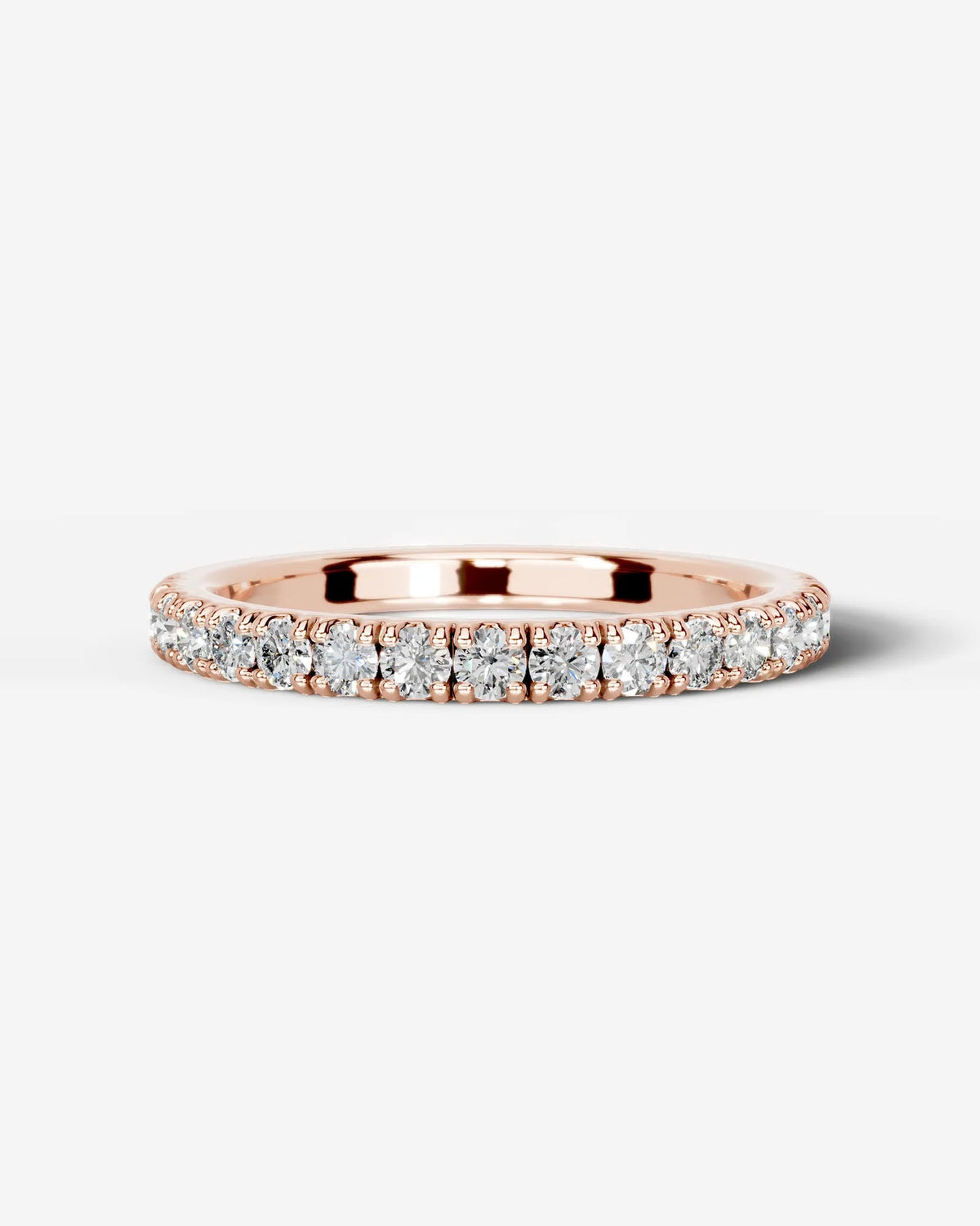 Lab Grown Diamond Classic Pavé Eternity Band Ring