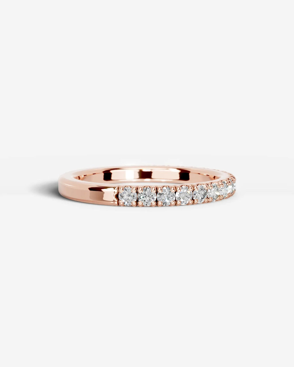 Lab Grown Diamond Classic Pavé Eternity Band Ring