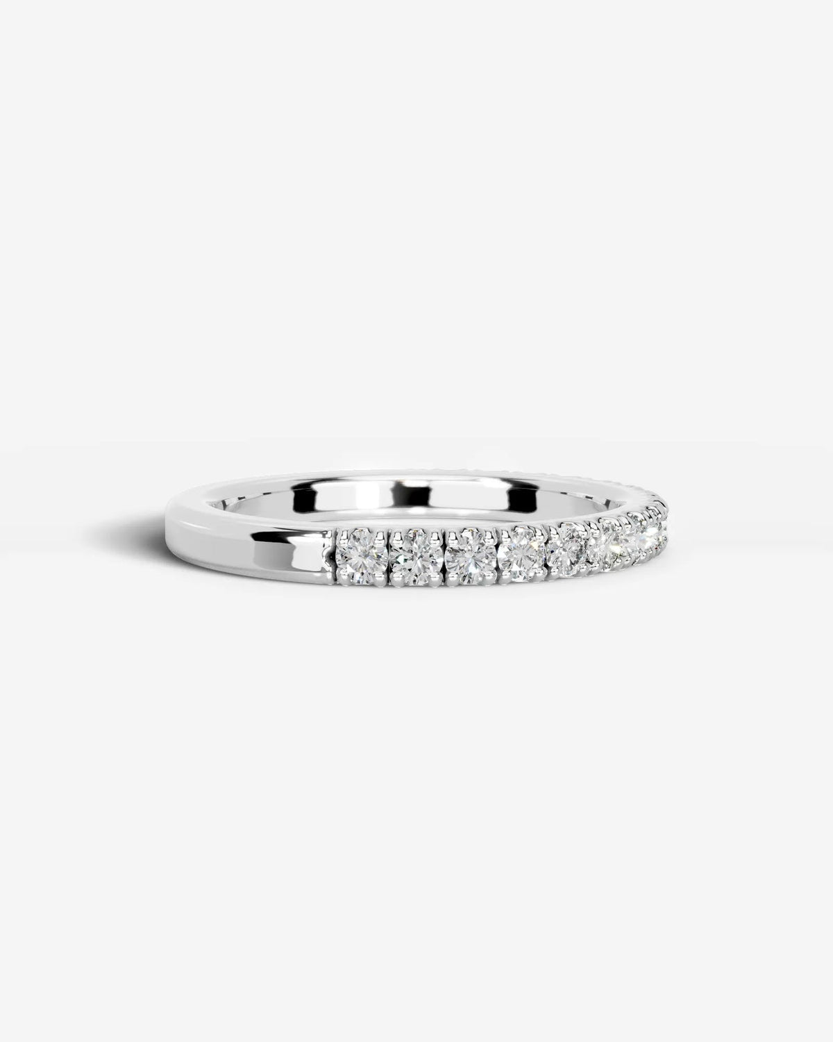Lab Grown Diamond Classic Pavé Eternity Band Ring