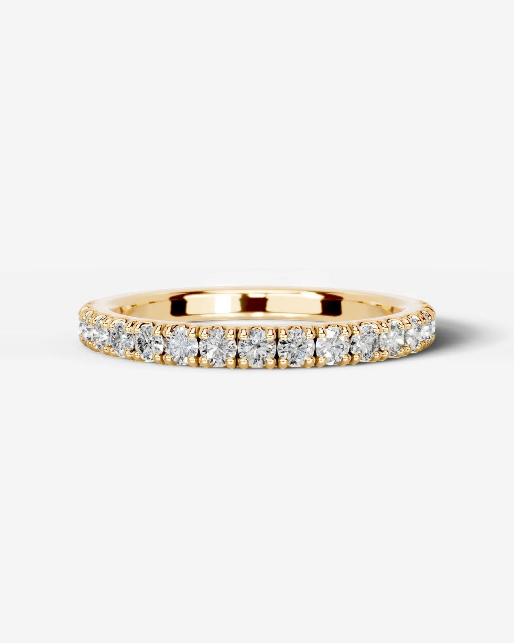 Lab Grown Diamond Classic Pavé Eternity Band Ring