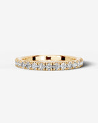 Lab Grown Diamond Classic Pavé Eternity Band Ring