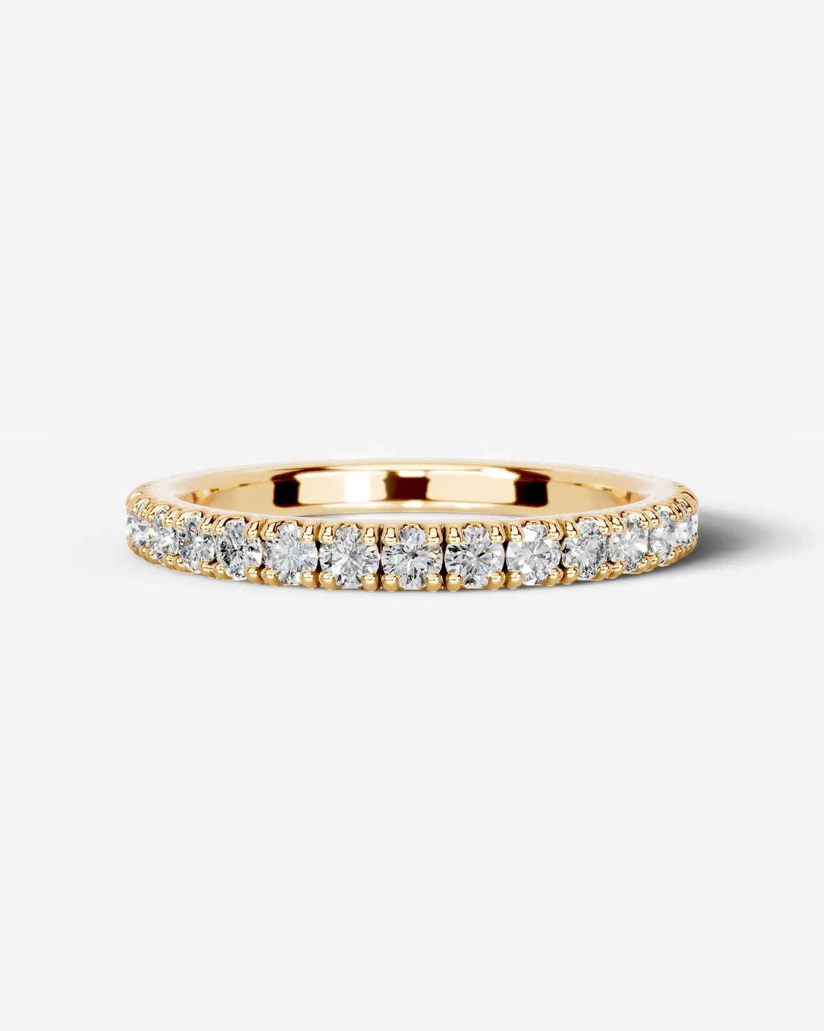 Lab Grown Diamond Classic Pavé Eternity Band Ring