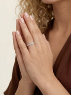 Lab Grown Diamond Classic Pavé Eternity Band Ring