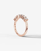 Lab Grown Diamond Classic Round Cut Shared Prong Band