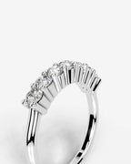 Lab Grown Diamond Classic Round Cut Shared Prong Band