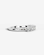 Lab Grown Diamond Classic Round Cut Shared Prong Band