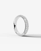 Lab Grown Diamond Classic Pavé Dome Band Ring