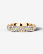 Lab Grown Diamond Classic Pavé Dome Band Ring