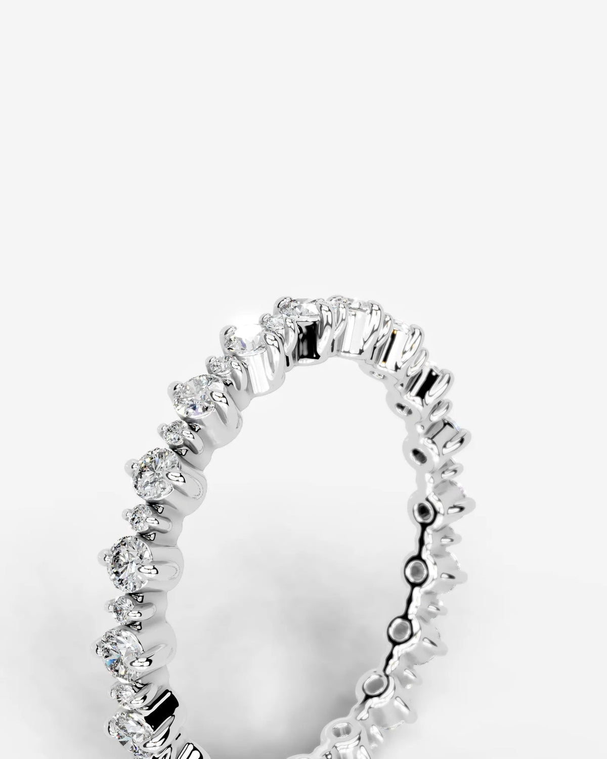 Lab Grown Diamond Starlight Eternity Band Ring