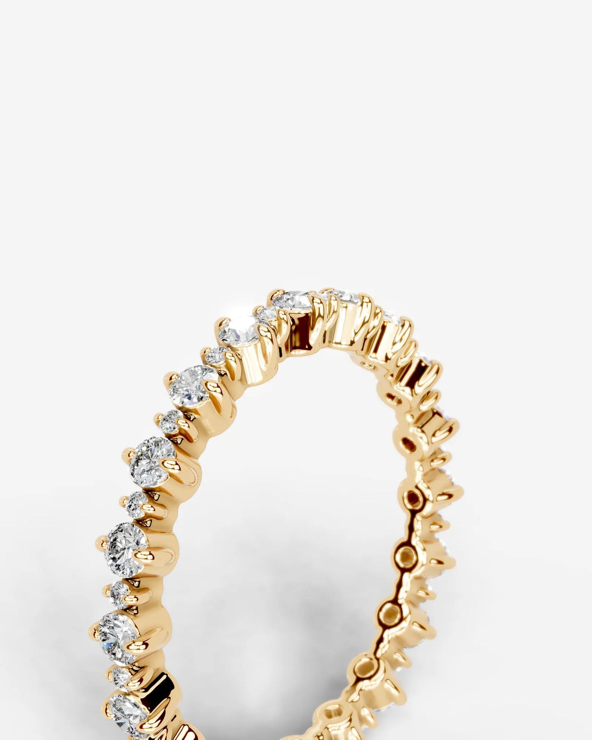 Lab Grown Diamond Starlight Eternity Band Ring