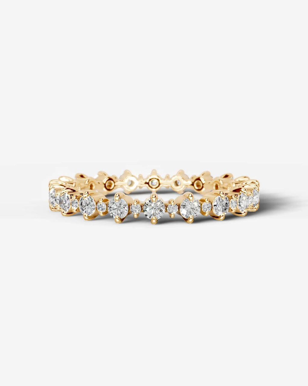 Lab Grown Diamond Starlight Eternity Band Ring