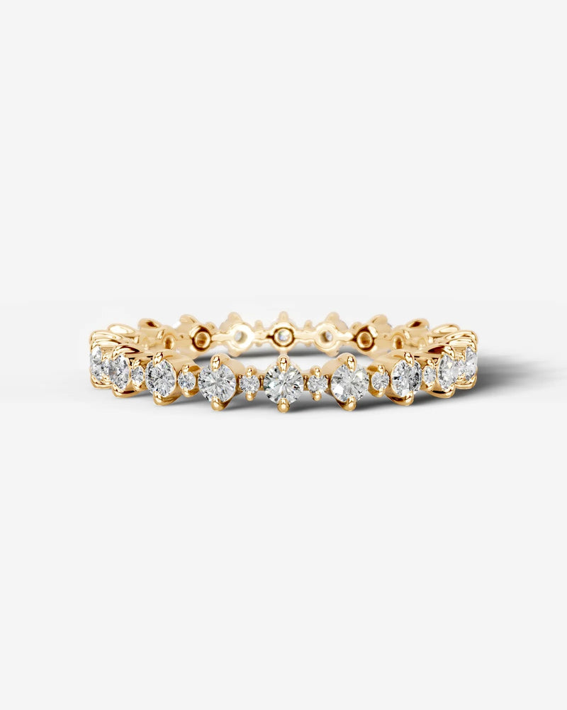 Lab Grown Diamond Starlight Eternity Band Ring
