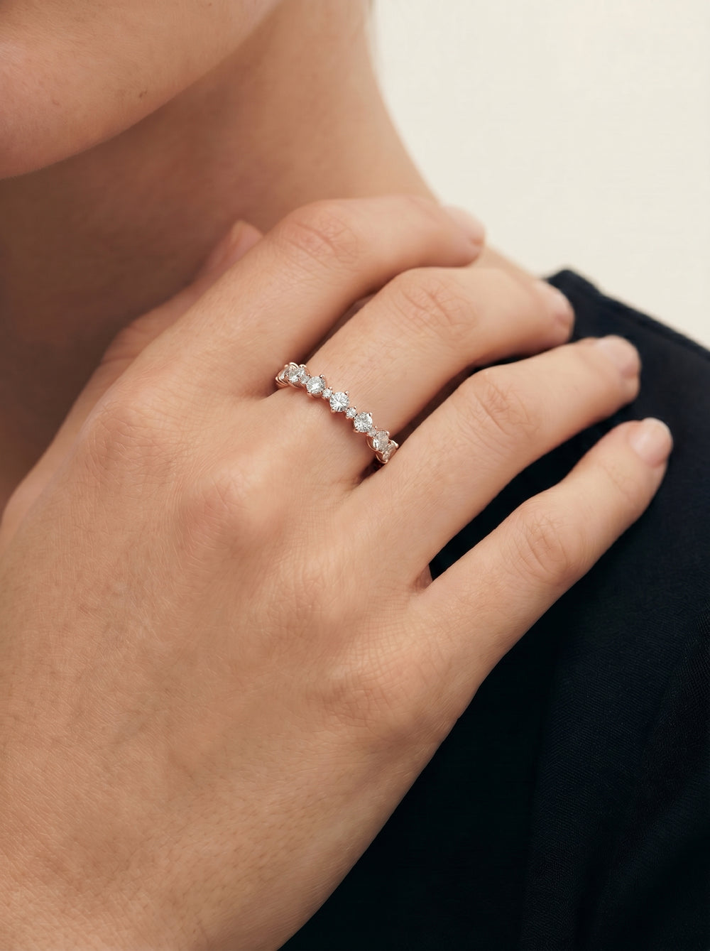 Lab Grown Diamond Starlight Eternity Band Ring