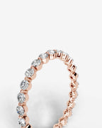 Lab Grown Diamond Classic Round Cut Channel Set Band