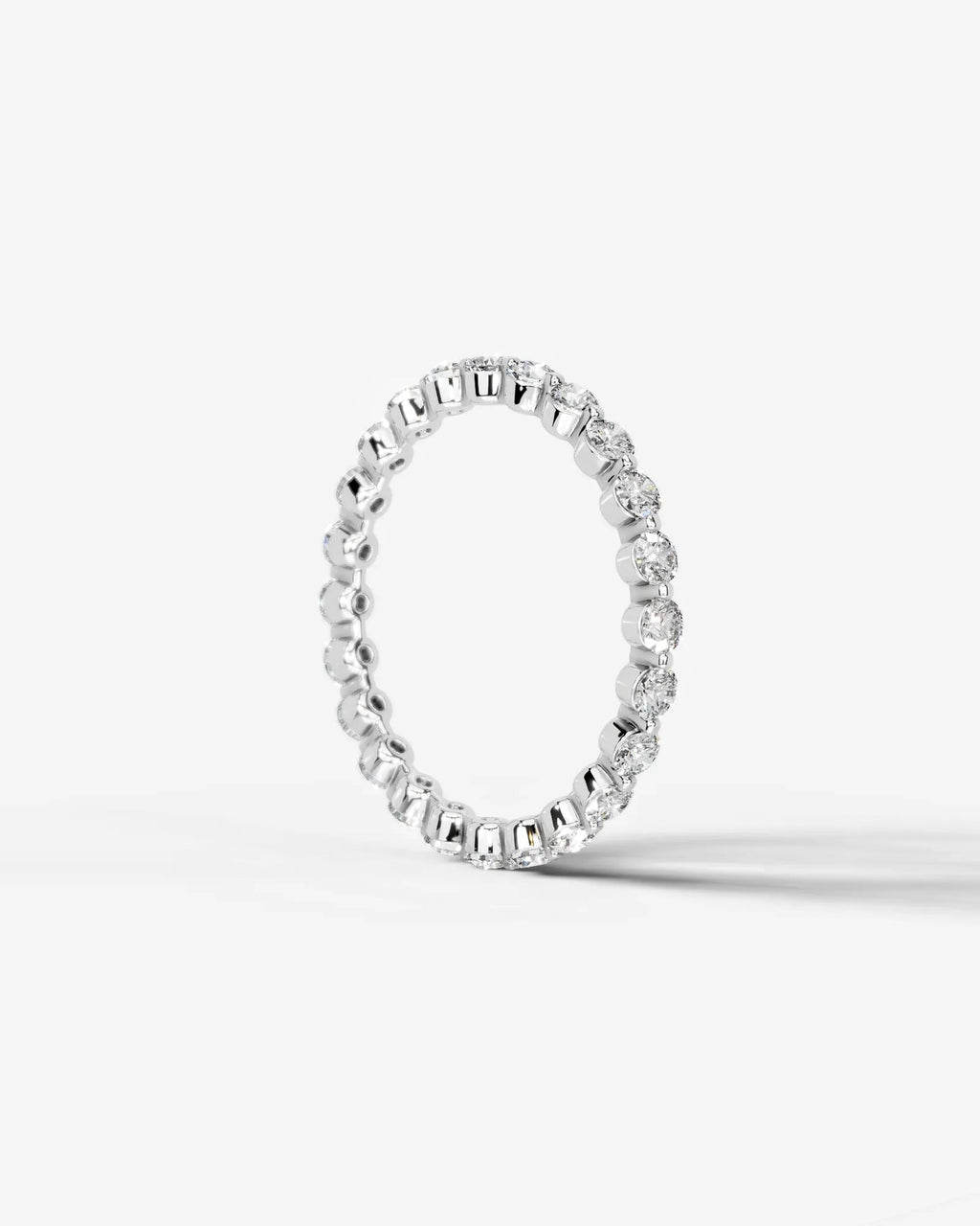 Lab Grown Diamond Classic Round Cut Channel Set Band