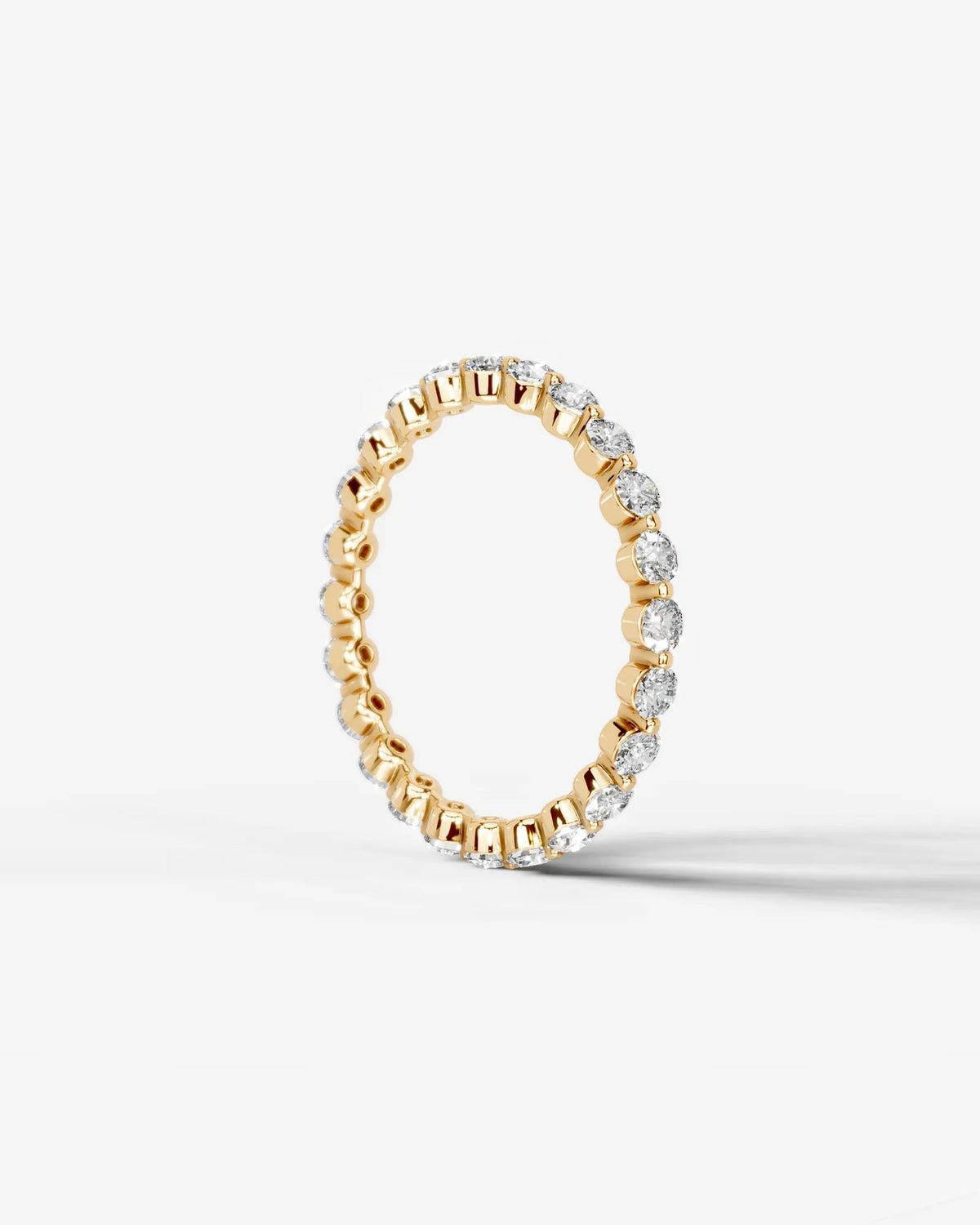 Lab Grown Diamond Classic Round Cut Channel Set Band