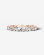 Lab Grown Diamond Classic Round Cut Channel Set Band