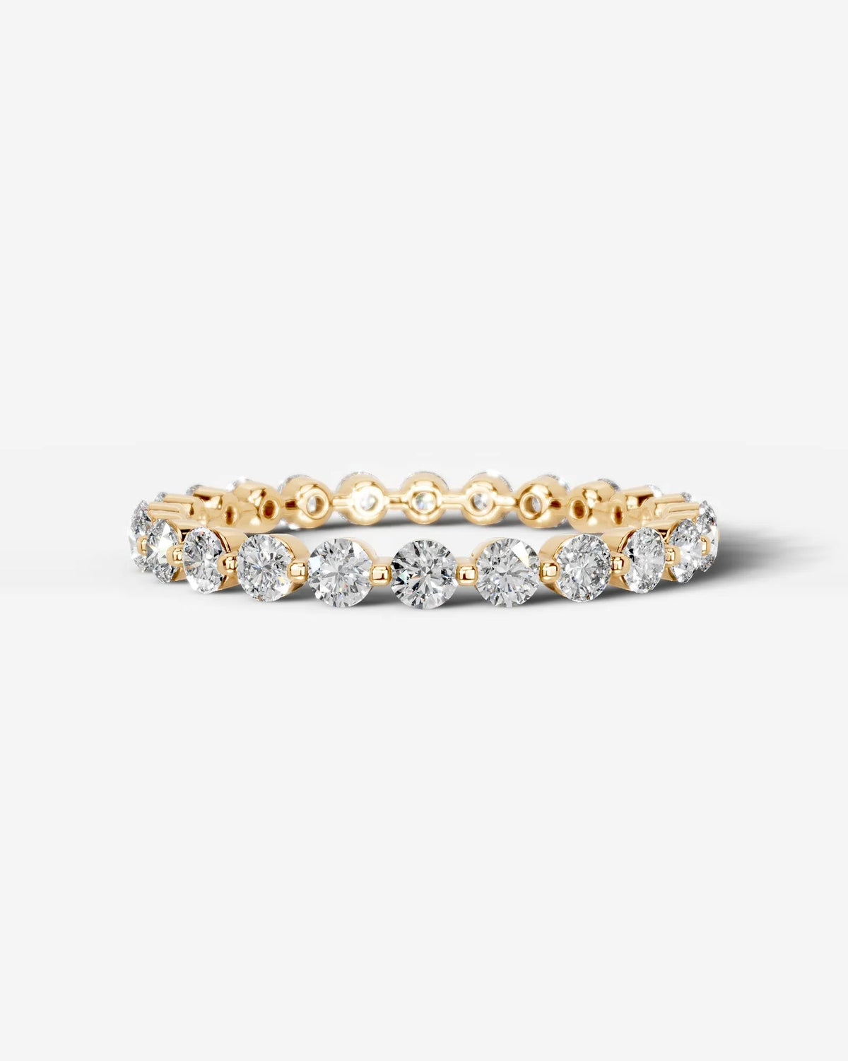 Lab Grown Diamond Classic Round Cut Channel Set Band
