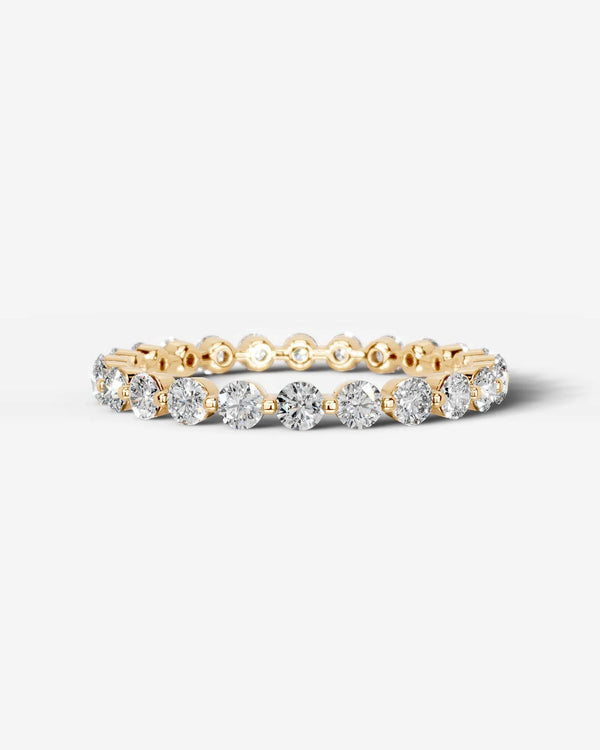Lab Grown Diamond Classic Round Cut Channel Set Band