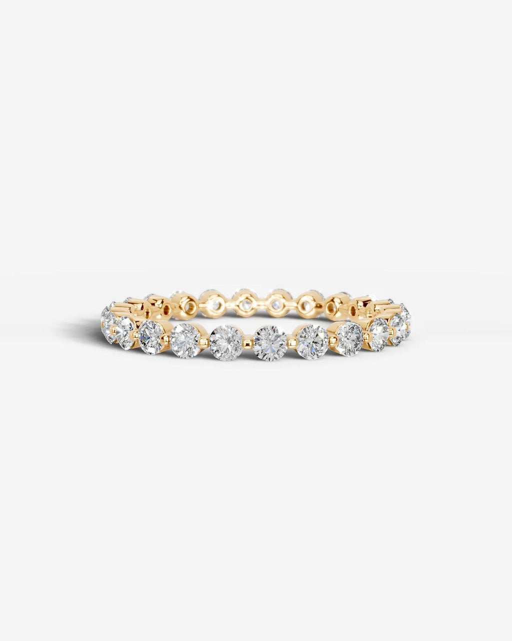 Lab Grown Diamond Classic Round Cut Channel Set Band
