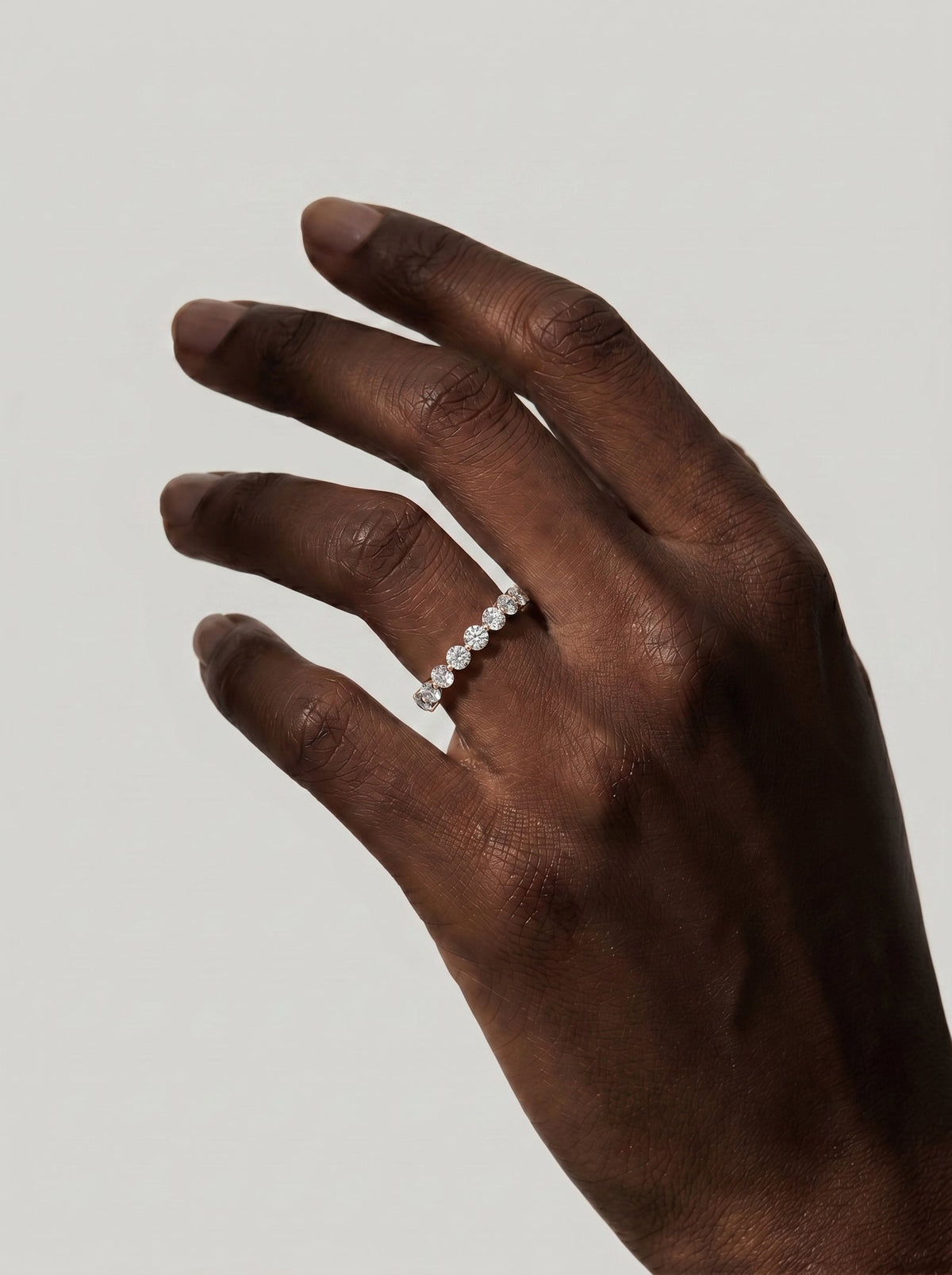 Lab Grown Diamond Classic Round Cut Channel Set Band