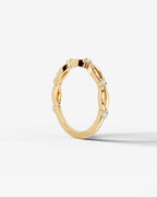 Lab Grown Diamond Intertwined Wave Pavé Band Ring