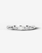 Lab Grown Diamond Open Link Side Stone Ring