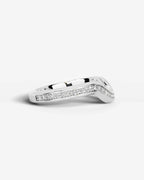 Lab Grown Diamond Curved Wave Contour Band Ring