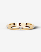 Lab Grown Diamond Floating Round Cut Accent Ring