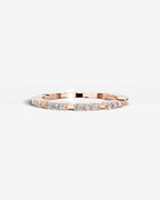 Lab Grown Diamond Trio Station Eternity Band Ring