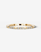 Lab Grown Diamond Trio Station Eternity Band Ring