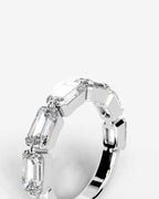 Emerald Cut Lab Grown Diamond Multi-Stone Classic Ring