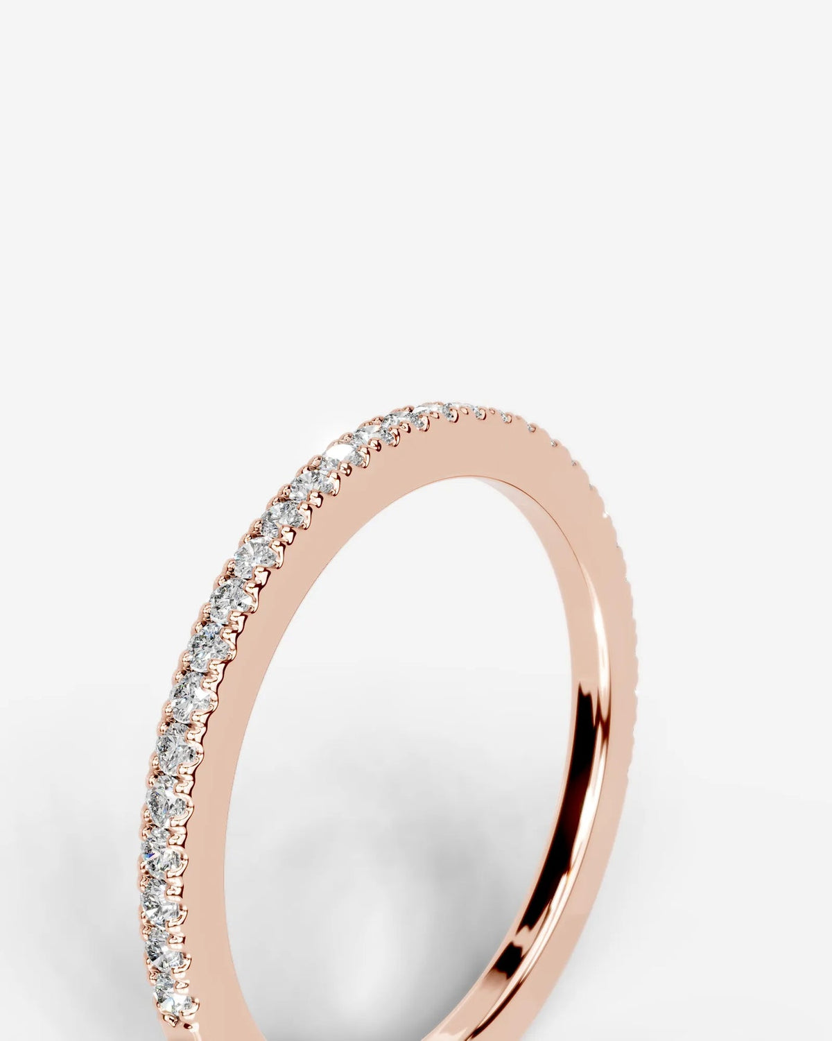 Lab Grown Diamond Pavé Eternity Band Ring