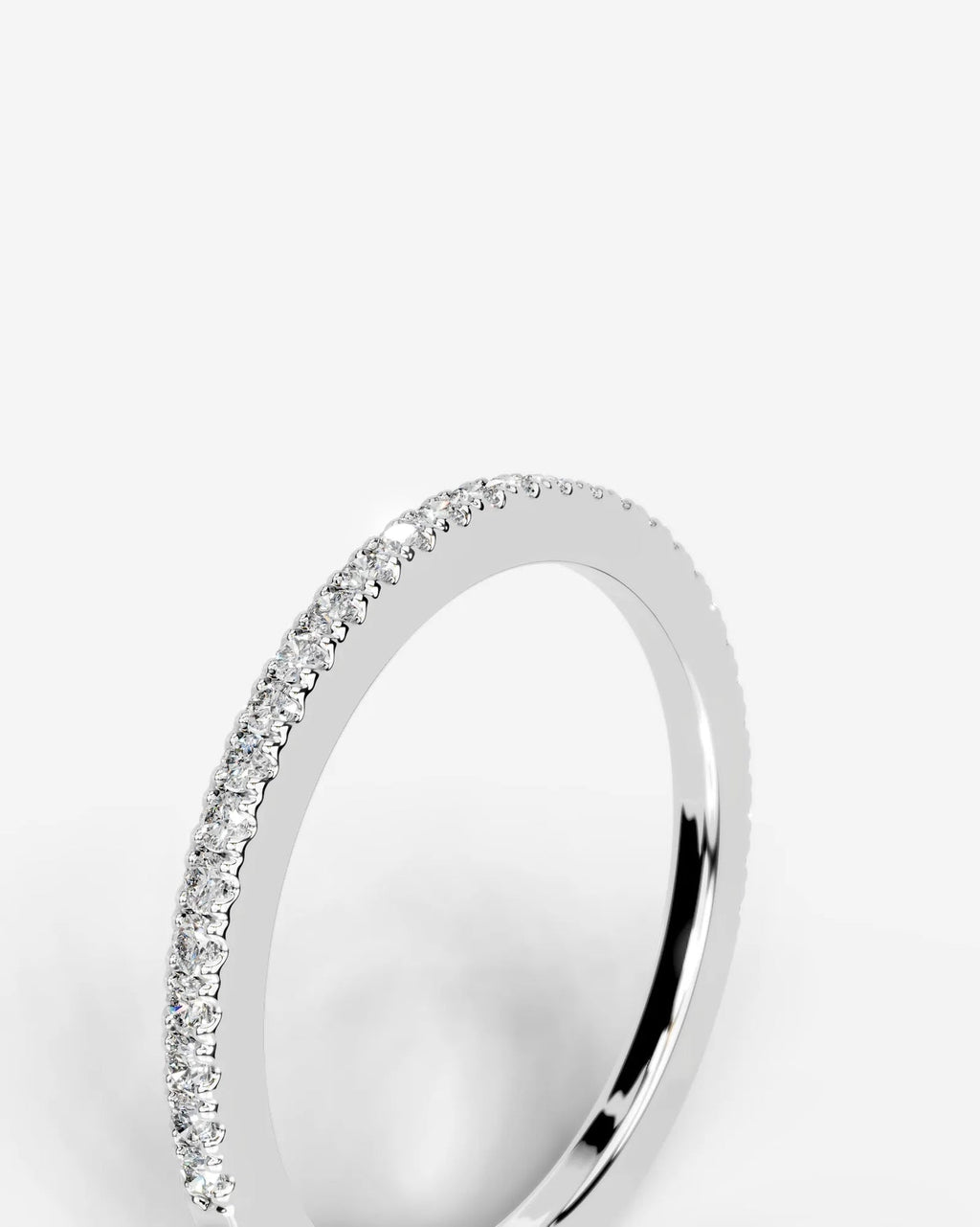 Lab Grown Diamond Pavé Eternity Band Ring