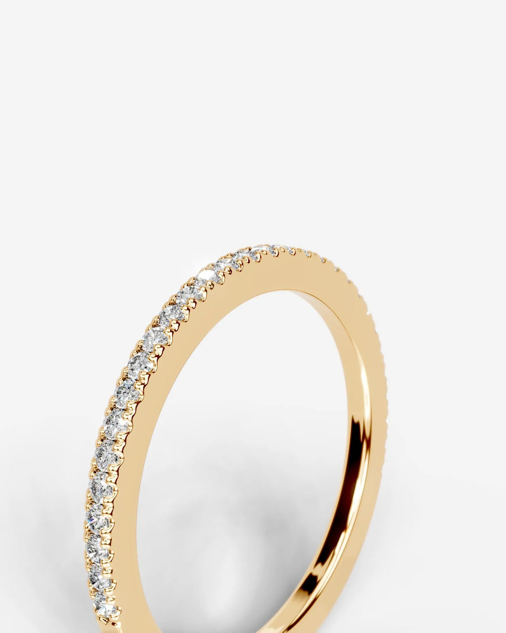 Lab Grown Diamond Pavé Eternity Band Ring
