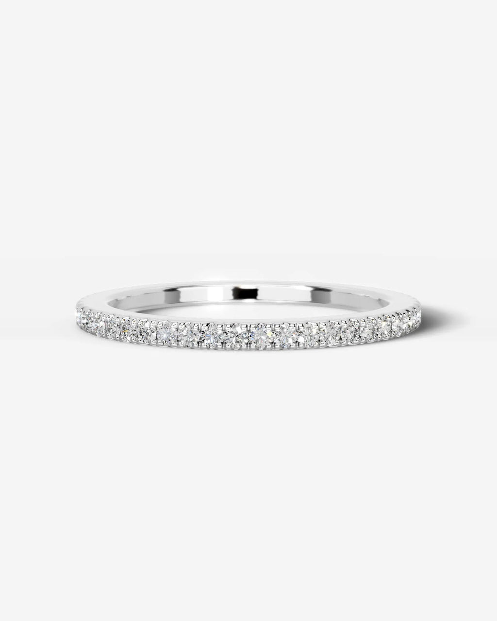 Lab Grown Diamond Pavé Eternity Band Ring