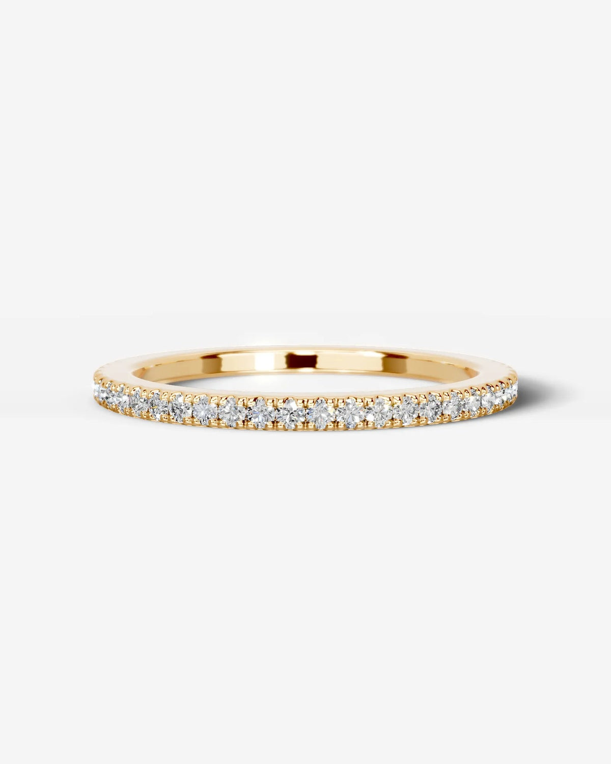 Lab Grown Diamond Pavé Eternity Band Ring