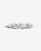 Lab Grown Diamond Interwoven Twist Pavé Band Ring