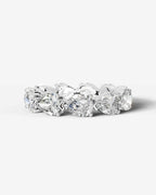 Lab Grown Diamond Reversed Pear Eternity Band Ring