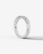 Lab Grown Diamond Emerald Cut Luxe Channel Band
