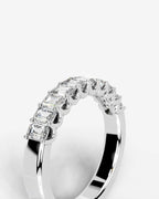 Lab Grown Diamond Emerald Cut Luxe Channel Band
