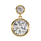 Diamond Drop Earrings – Lab Grown Round Brilliant Cut, 1.66 Carat Studded Design– Lustraa’s Diamond Earrings